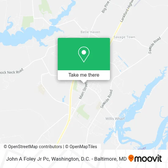 John A Foley Jr Pc map