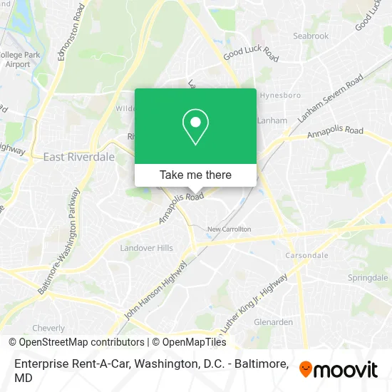 Enterprise Rent-A-Car map