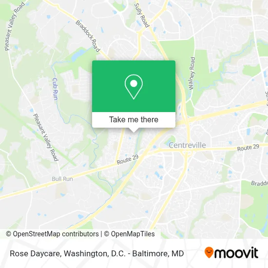 Rose Daycare map