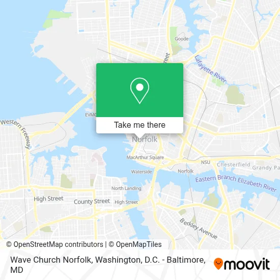 Wave Church Norfolk map