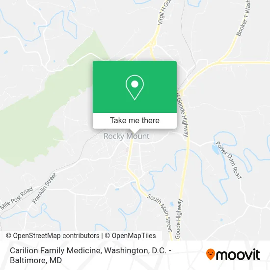 Carilion Family Medicine map