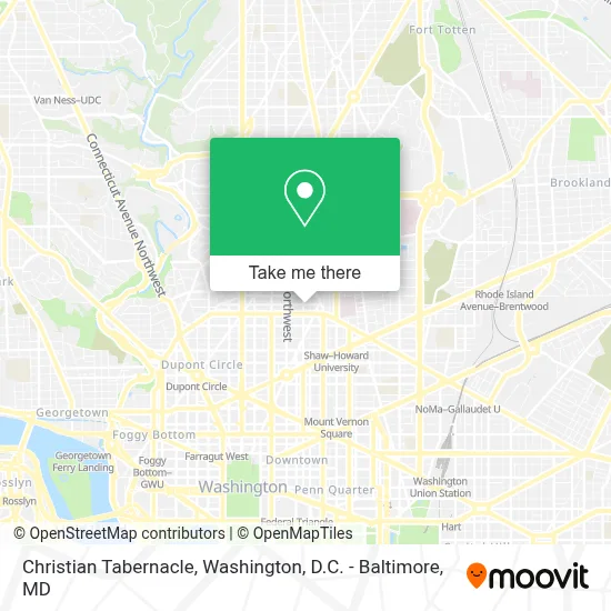Christian Tabernacle map