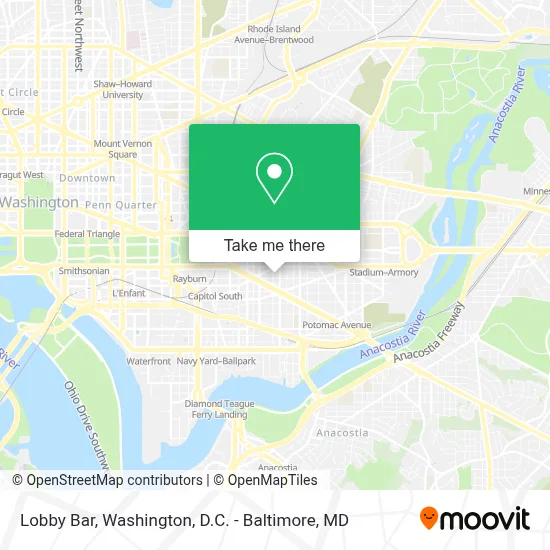 Lobby Bar map