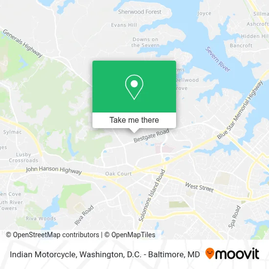 Indian Motorcycle map