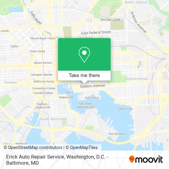 Erick Auto Repair Service map