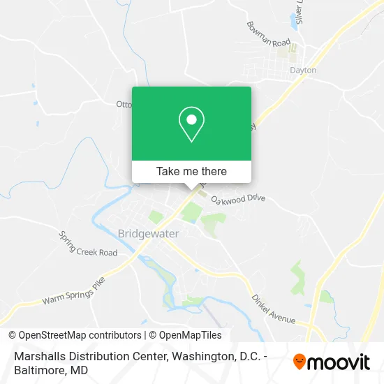 Marshalls Distribution Center map