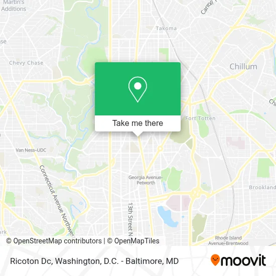 Ricoton Dc map