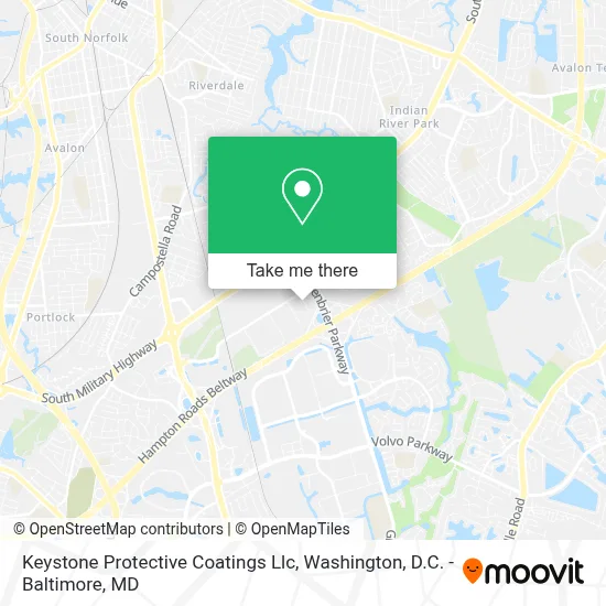 Keystone Protective Coatings Llc map
