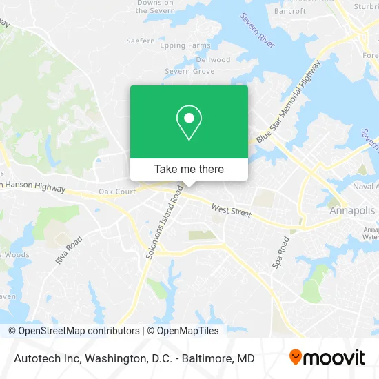 Autotech Inc map