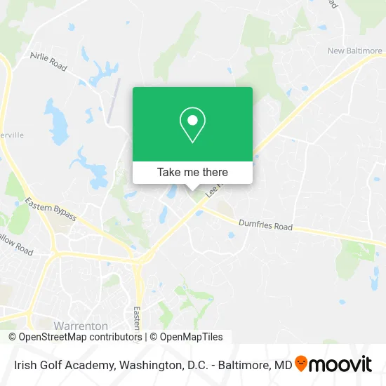 Irish Golf Academy map
