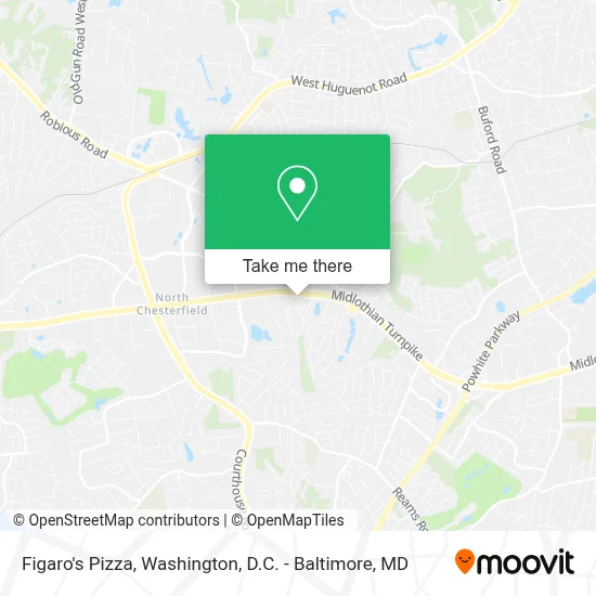 Figaro's Pizza map