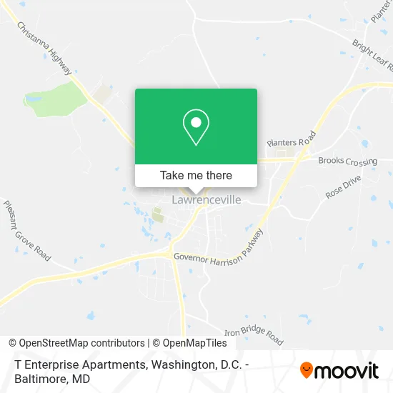 T Enterprise Apartments map