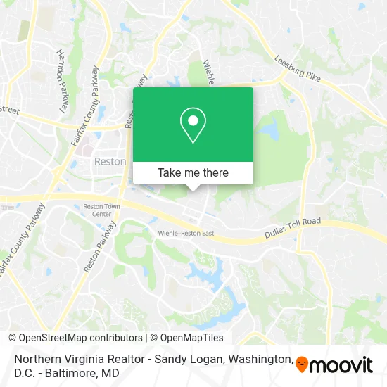 Northern Virginia Realtor - Sandy Logan map