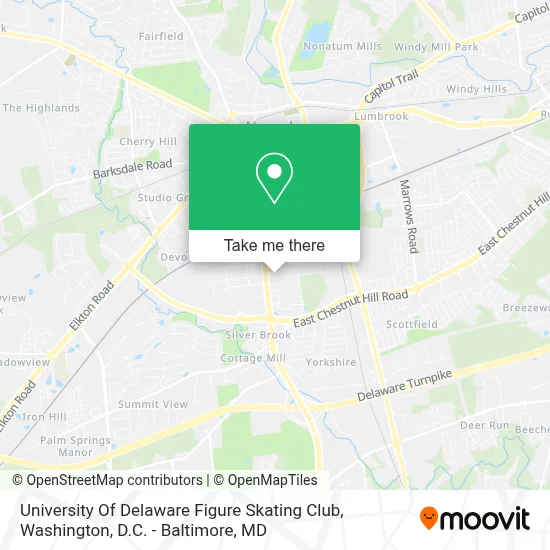 University Of Delaware Figure Skating Club map