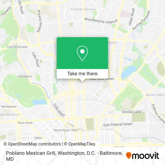 Poblano Mexican Grill map