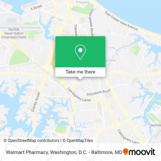 Walmart Pharmacy map