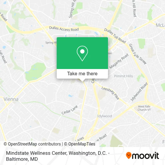 Mindstate Wellness Center map