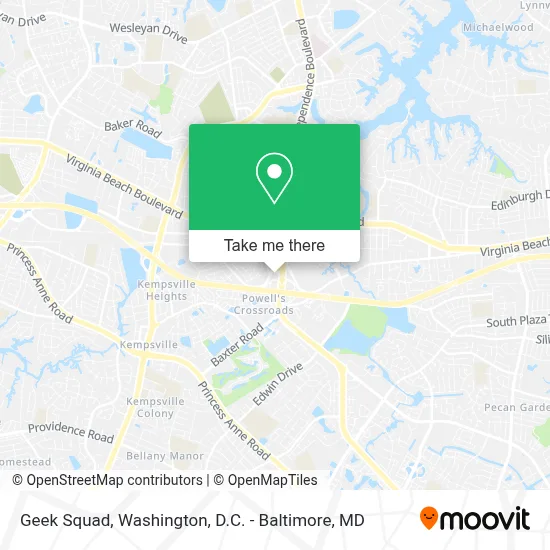 Geek Squad map