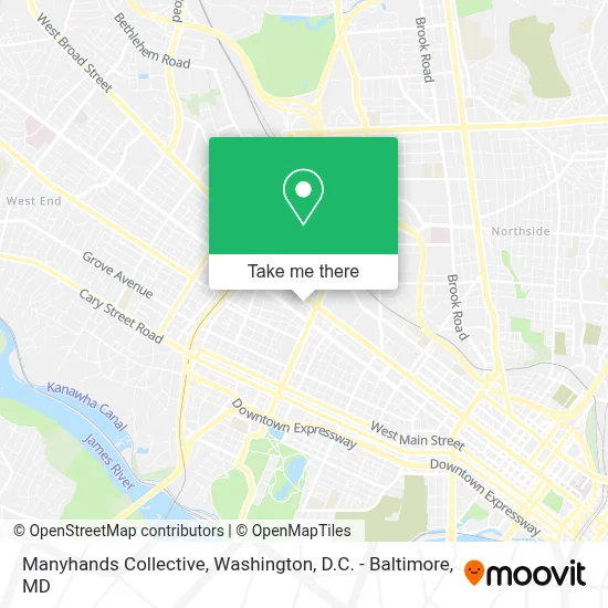 Manyhands Collective map