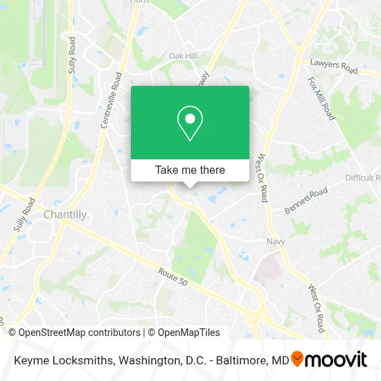 Keyme Locksmiths map