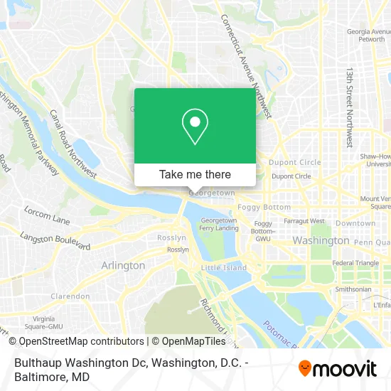 Bulthaup Washington Dc map