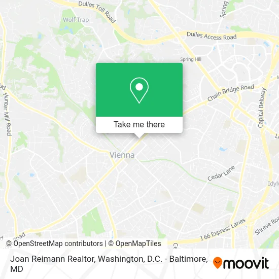 Joan Reimann Realtor map