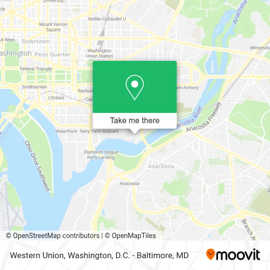 Western Union map