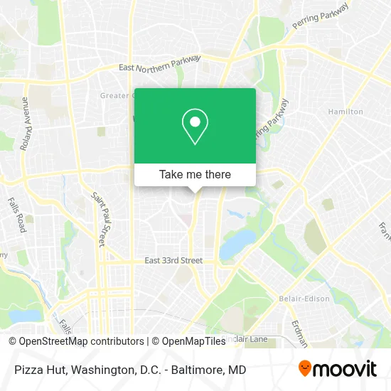 Pizza Hut map