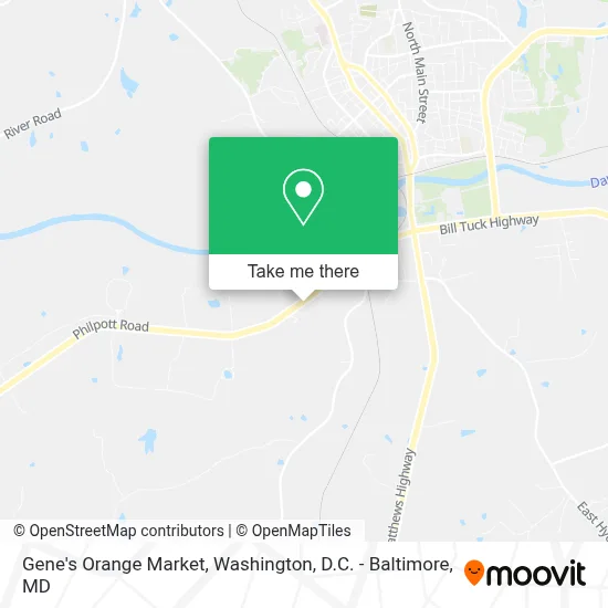Gene's Orange Market map