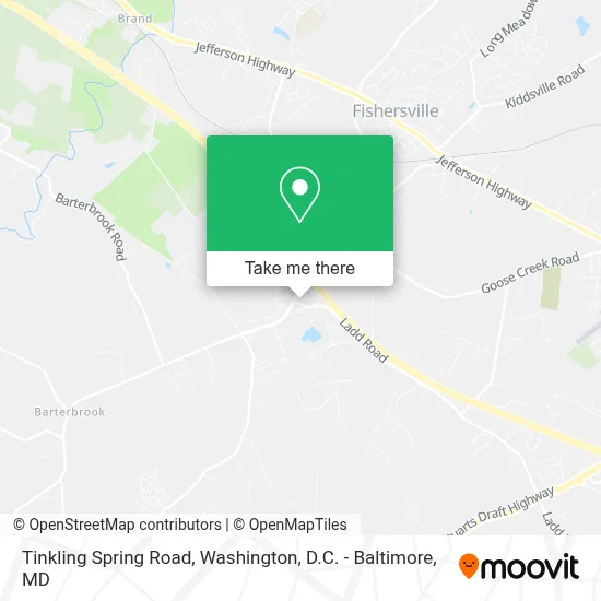 Tinkling Spring Road map