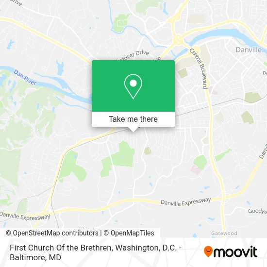 First Church Of the Brethren map