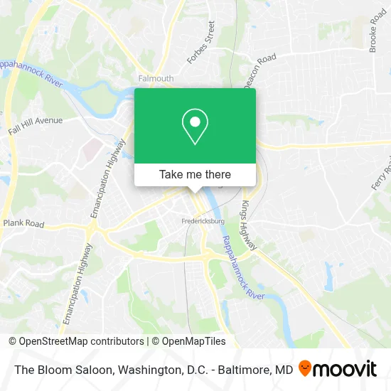 The Bloom Saloon map
