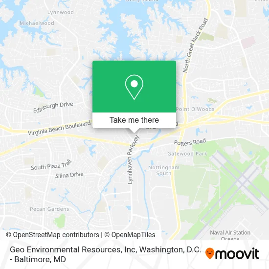 Geo Environmental Resources, Inc map