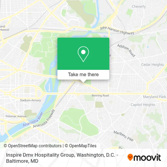 Inspire Dmv Hospitality Group map