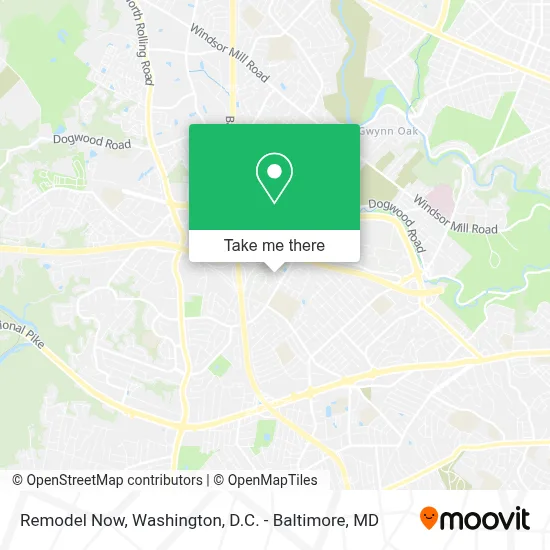 Remodel Now map