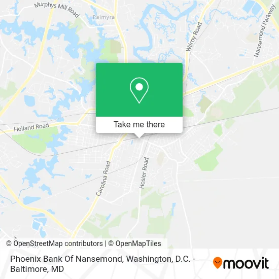 Phoenix Bank Of Nansemond map
