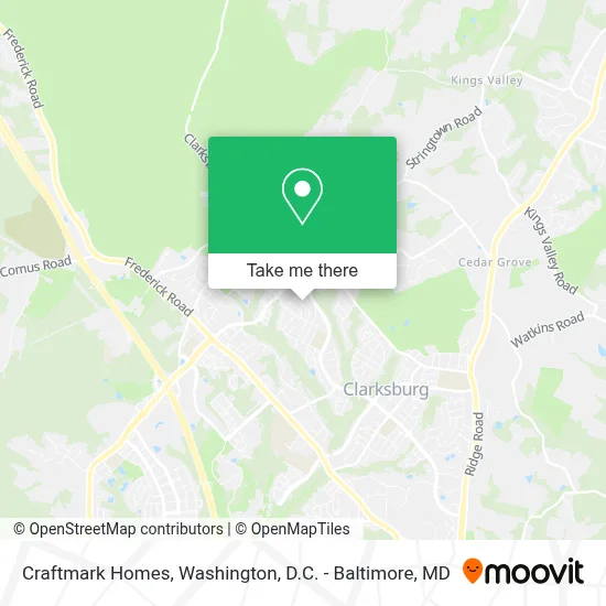 Craftmark Homes map