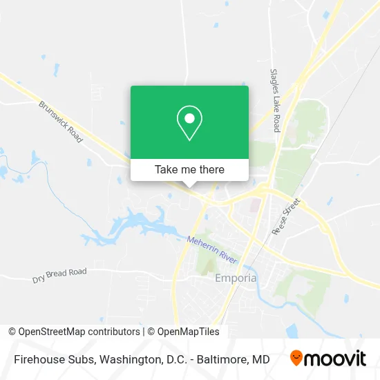 Firehouse Subs map