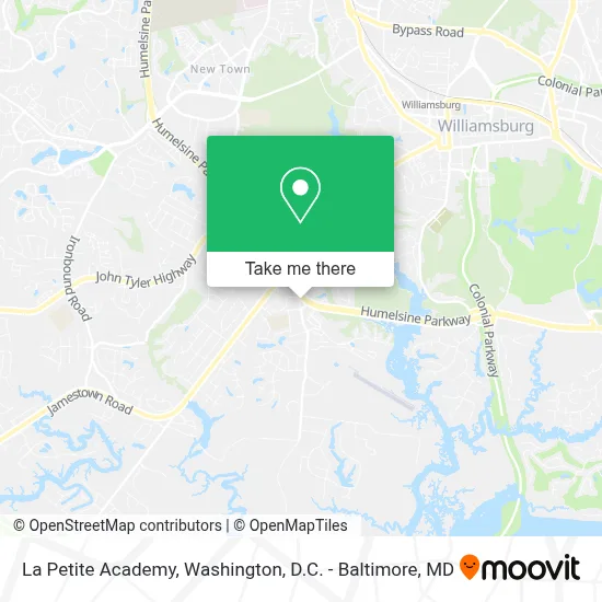 La Petite Academy map