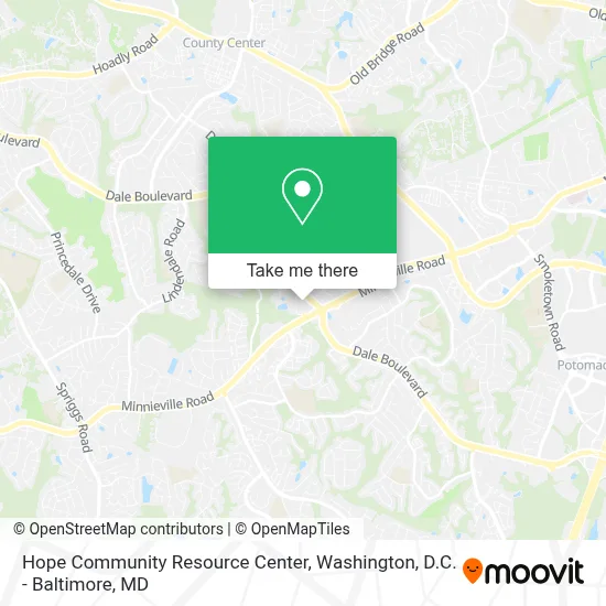 Hope Community Resource Center map