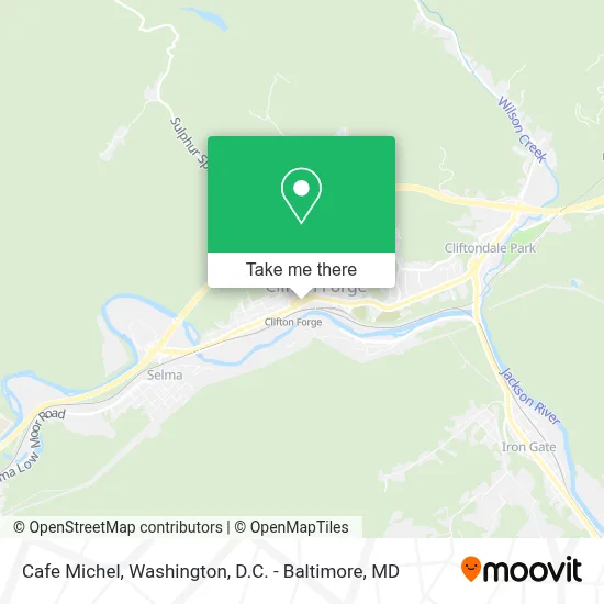 Cafe Michel map