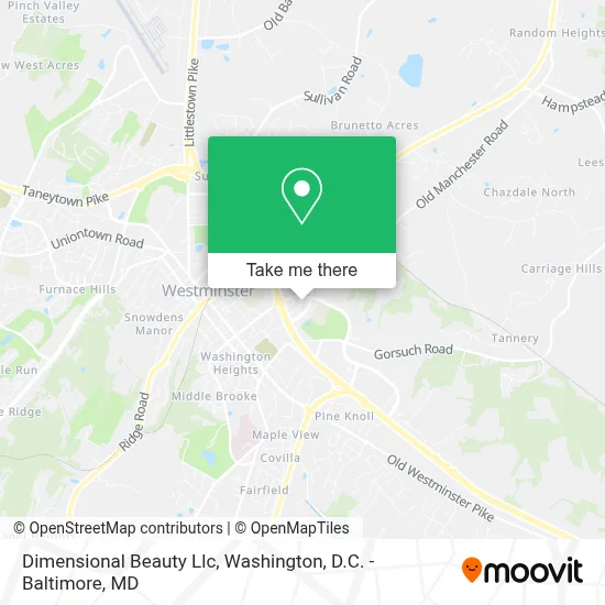 Dimensional Beauty Llc map