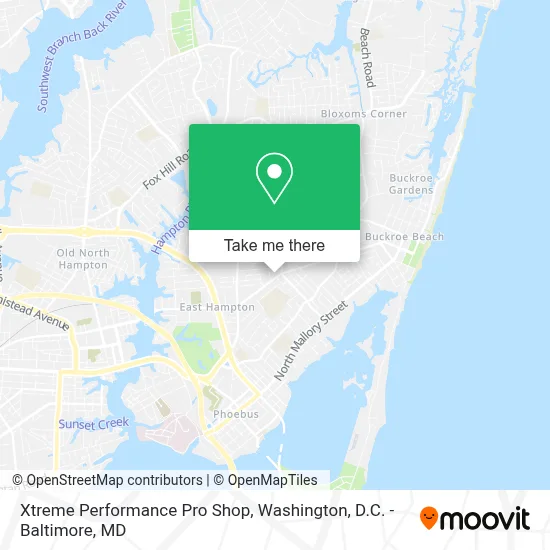 Xtreme Performance Pro Shop map