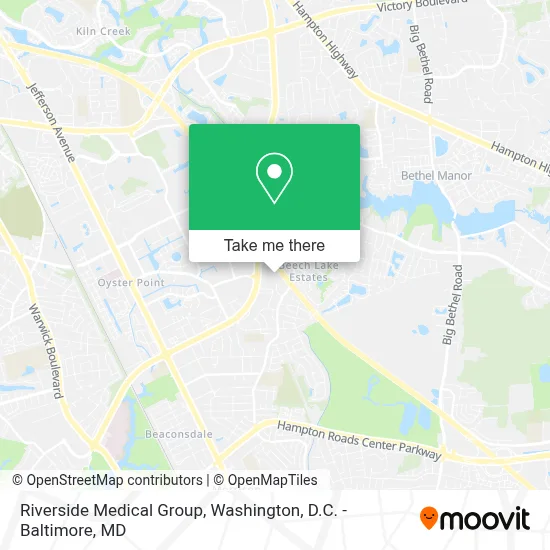 Riverside Medical Group map