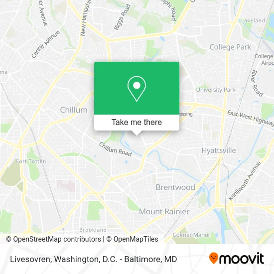 Livesovren map