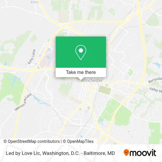 Led by Love Llc map