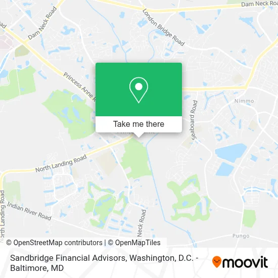 Sandbridge Financial Advisors map