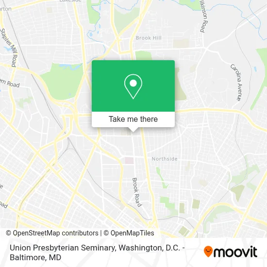 Union Presbyterian Seminary map