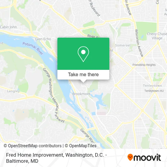 Fred Home Improvement map