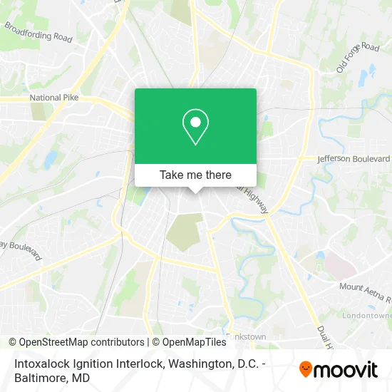 Intoxalock Ignition Interlock map